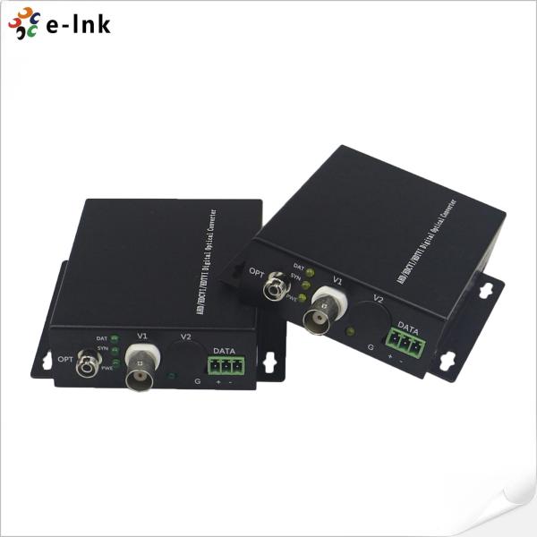 Quality 1 Channel HD-Video over Optical Fiber Transmitter and Receiver Support HD-AHD/CVI/TVI highest resolution 720P, 1080P. for sale