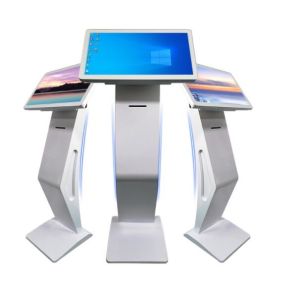 Indoor Flexible 350cd/m2 Touch Screen Information Kiosk