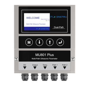 MU801 Plus Time Difference Time Measuring Principle Ultrasonic Flowmeter Multi