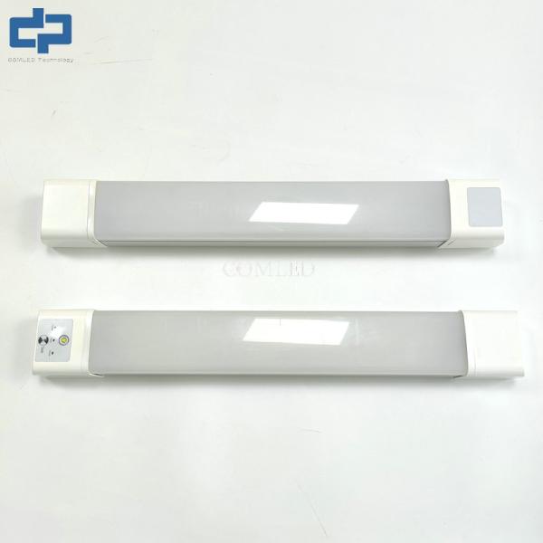 Buy cheap industrial Emergency LED batten fixture robust 1200mm 36W LED lighting Fixture warehouse parking lot Sensor Dimming vapor proof LED Light from wholesalers