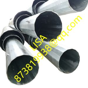 Buy cheap 69KV 110FT Polygonal Galvanized Steel Transmission Pole with 4 Segments from wholesalers