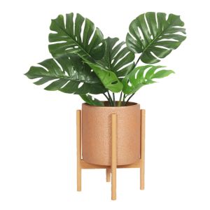 Buy cheap Luxury gold indoor small flower pot with stand removable from wholesalers