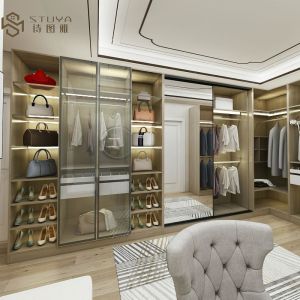 Buy cheap 18mm Panel Walk In Closet Wardrobe from wholesalers