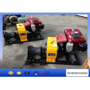 Buy cheap Wire Rope Pulling Diesel Cable Winch 10HP Rated Load Transmission Line Erection from wholesalers