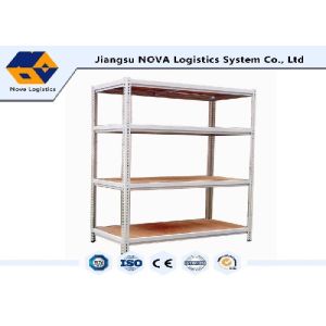 Light Duty Warehouse Rivet Boltless Shelving Power Coated Rust Proofing