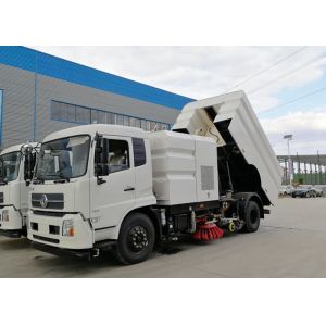 China Dongfeng 6 Wheeler 190HP 8cbm Street Sweeper Vacuum Truck on sale