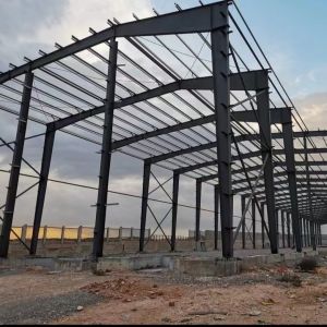 Buy cheap CE Steel Structure Warehouse Q355B Prefabricated Steel Warehouse from wholesalers