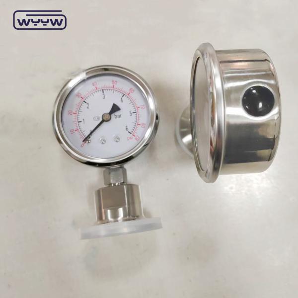 Direct Bottom Or Back Mounting Type Diaphragm Pressure Gauge With Bottom