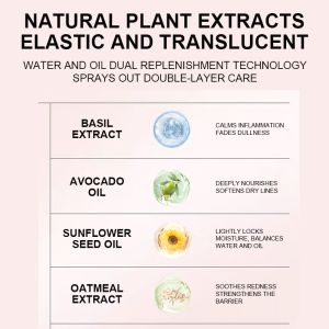 White Truffle Aromatic Hydrating Face Cream Moisturizer Essence Mist Spray