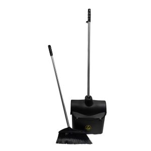 Cleanroom Industrial Antistatic Plastic Brush Broom Foldable Dustpan ESD Broom