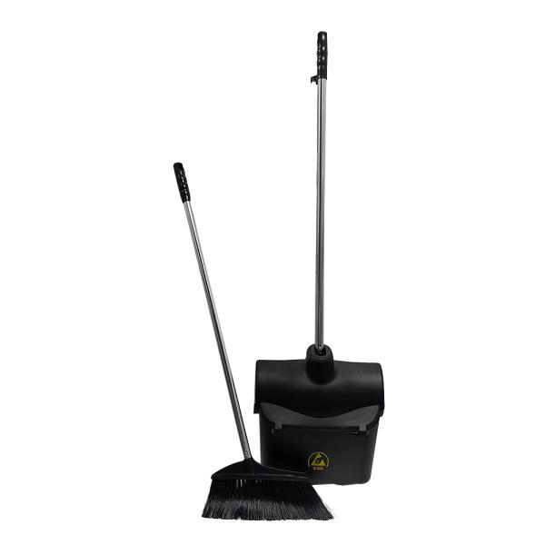 Cleanroom Industrial Antistatic Plastic Brush Broom Foldable Dustpan ESD Broom