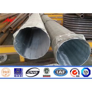 Buy cheap Power Tubular Structure Electrical Transmission Poles , 9m 200 dan Telescopic Steel Pole from wholesalers