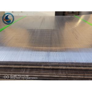 Buy cheap Customizable 304SS Wedge Wire Screen Panel 0.02mm Slot Opening from wholesalers