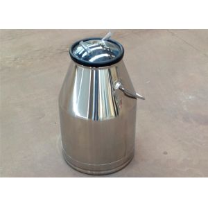 Buy cheap Lockable Lidded Stainless Steel Milk Bucket / Milk Pail / Milk Container from wholesalers