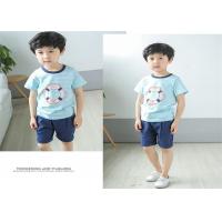 Buy cheap Korean Version Children's Style Clothing , Printed Striped Childrens Summer Clothes product