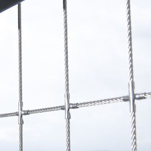 Clip Crossing2.0mm Balcony Invisible Grille With Flower Protection