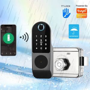 Buy cheap Tuya App Control Remote Deadbolt Lock Wifi Double Sided Fingerprint product