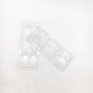 Custom Macaron Clear Tray Macaron Recyclable Packaging Transparent Box 6pcs