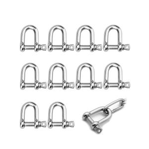 China Stainless Steel D-Shackle for Heavy Rigging Strong and Dependable Rigging Solution on sale