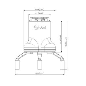 Buy cheap Large Stroke 3 Finger Gripper With 15KG Payload Work With Cobot And 6 Axis Robot For Pick And Place from wholesalers