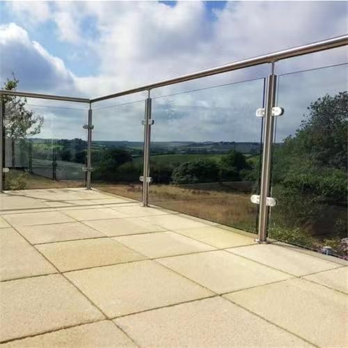 Quality Space Saving Customised Glass Railing Easy Installation with Modern Style and Beautiful Features for sale