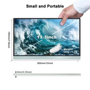Buy cheap Travel FHD IPS Usb C Portable Monitor Touchscreen 13.3 Inch 10 Point For Laptop from wholesalers