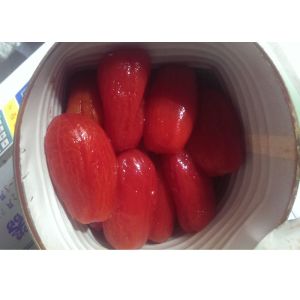 Fresh Delicious Canned Whole Peeled Tomatoes With Sugar BRC Certified