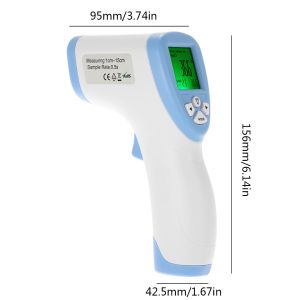 ABS Plastic Material Touchless Forehead Thermometer Daily Usage With Fever Alarm