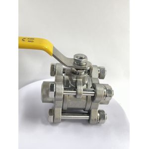 Buy cheap 3-PC Munual Screwed End Ball Valve for Water Distribution within Normal Temperature from wholesalers