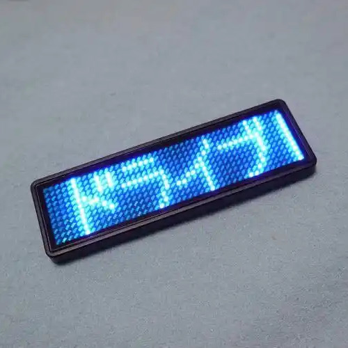 Buy cheap Bluetooth Control LED Name Badge IP31 Grade Lithium Polymer Battery Operated from wholesalers