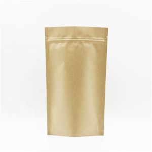 Buy cheap Custom Printing Stand up recycled pp laminated kraft paper bags with Zipper for tea packing from wholesalers