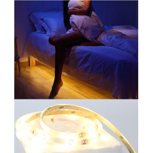 Buy cheap Sensitive Motion Sensor Stick Under Bed LED Motion Sensor Light 2X 1.5M LED Strips DC12V Under Bed Night Light GK-LD02 from wholesalers