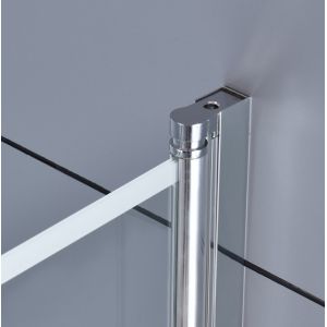 Buy cheap Clear Glass 800x1400mm Pivot Shower Screen 6mm from wholesalers