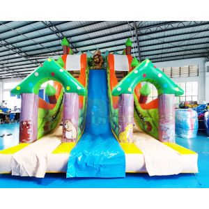 Buy cheap Giant Animals Children Jumping Castle Bounce House Inflatable Slide from wholesalers