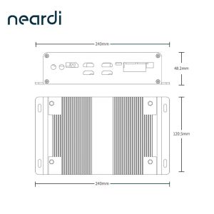 LPC3588 RK3588 Box PC Fanless Rugged For Industrial Automation