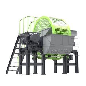 Buy cheap Scrap Car Truck Tire Shredder Tyre Shredding Machines from wholesalers
