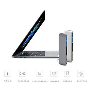 Buy cheap Newest Type-C USB C Hub Macbook Pro  Thunderbolt 3 Dock, HomeSpot Aluminum USB Hub for 2016/2017/2018 MacBook Pro from wholesalers