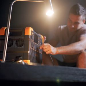 2200W Lithium Battery Solar Generator with 600W Solar Panel and 2-Hour Charging