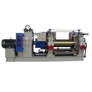 Buy cheap Modern Rubber Mixing Mill Roll Machine Manual Hydraulic Control Guide Plate product