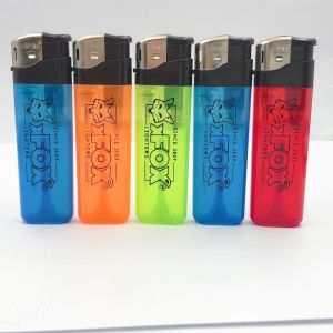 82.2*24.9*11.8mm Customizable Lighter with Logo Printing Disposable Refillable