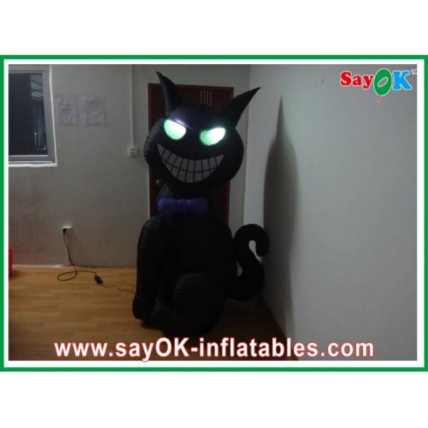 Quality 1m - 4m Inflatable Halloween Cat With Led-Lighting Bouncers Rentals for sale