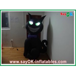 Buy cheap 1m - 4m Inflatable Halloween Cat With Led-Lighting Bouncers Rentals from wholesalers