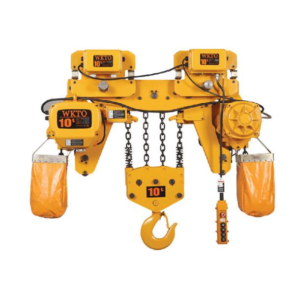 Quality Workshop 5 Ton Electric Chain Hoist For Overhead Crane CE Approval for sale