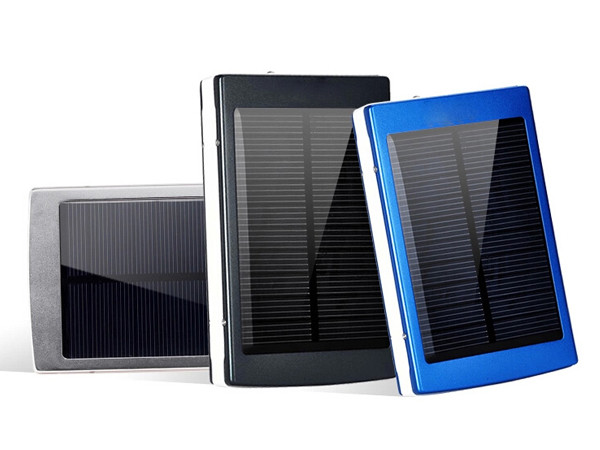 Quality ABS Polymer Lithium Battery Waterproof Soloar Power Bank 12000mAh Solar portable Charger with LED flashlight for sale