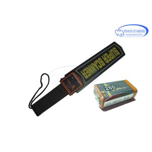 Checkpoint Portable Scanner Handheld Metal Detector With Vibration / Led Alarm
