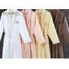 Buy cheap White Flannel Cotton Hotel Quality Bathrobes Colorful Luxury Spa Robes from wholesalers