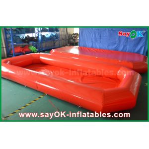 Inflatable Kids Toys Red PVC Inflatable Water Pool Air Tight Swimming Pond For