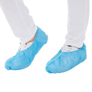 Buy cheap T0.5mm Disposable Indoor Shoe Covers , Blue Shoe Protectors Single Use product