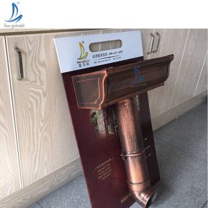 Buy cheap San-gobuild Cheap Price Anti-Corrosion Aluminum Rain Water Gutter Downspout Pvc Gutter Fittings from wholesalers