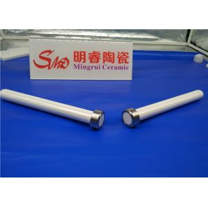 Buy cheap Custom Polished Ceramic Plunger Rod / Shaft with metal sleeve head from wholesalers